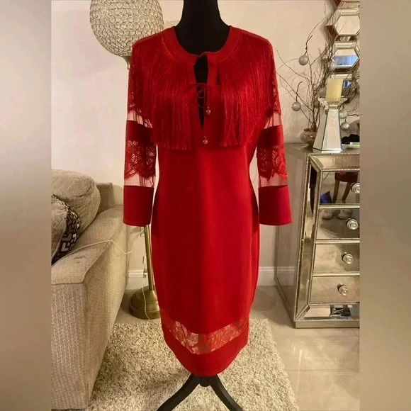 Tadashi Shoji Knee-Length Sheath Dress size XL NWT - Picture 1 of 11